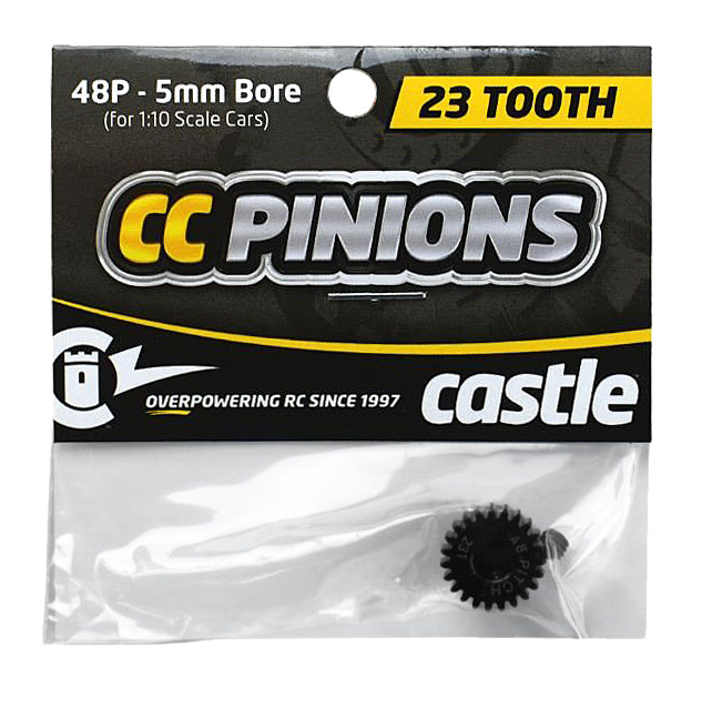 CASTLE Pinion 23T - 48 pitch - 5mm hål