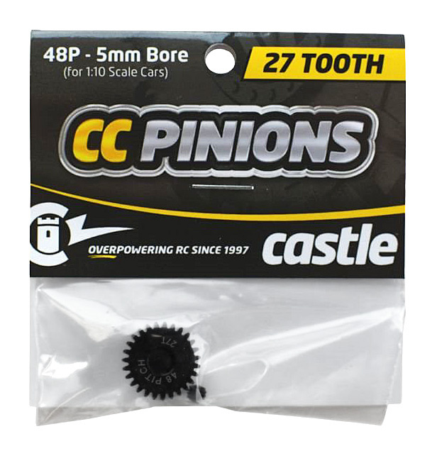CASTLE Pinion 27T - 48 pitch - 5mm hål