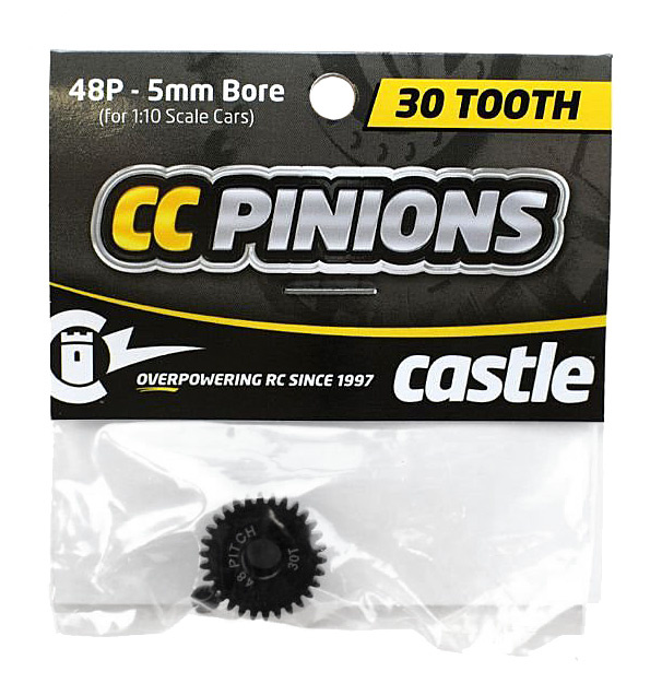 CASTLE Pinion 30T - 48 pitch - 5mm hål