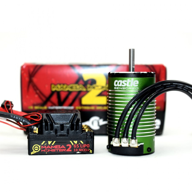 MAMBA MONSTER 2 1:8 25V WP ESC & 1512-2650KV Sensor Motor