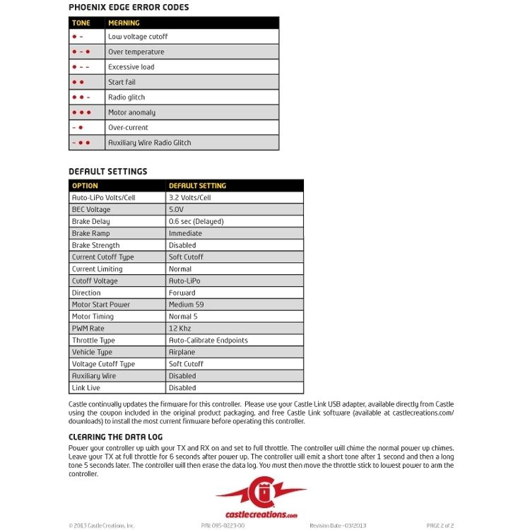 PHOENIX EDGE LITE 200 - 25V 200A ESC