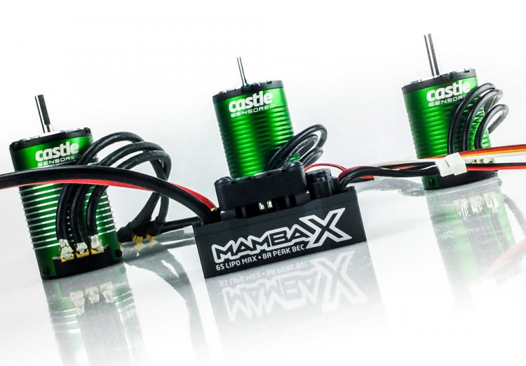 Mamba X SCT ESC Combo med 1415-2400KV 5mm Sensormotor