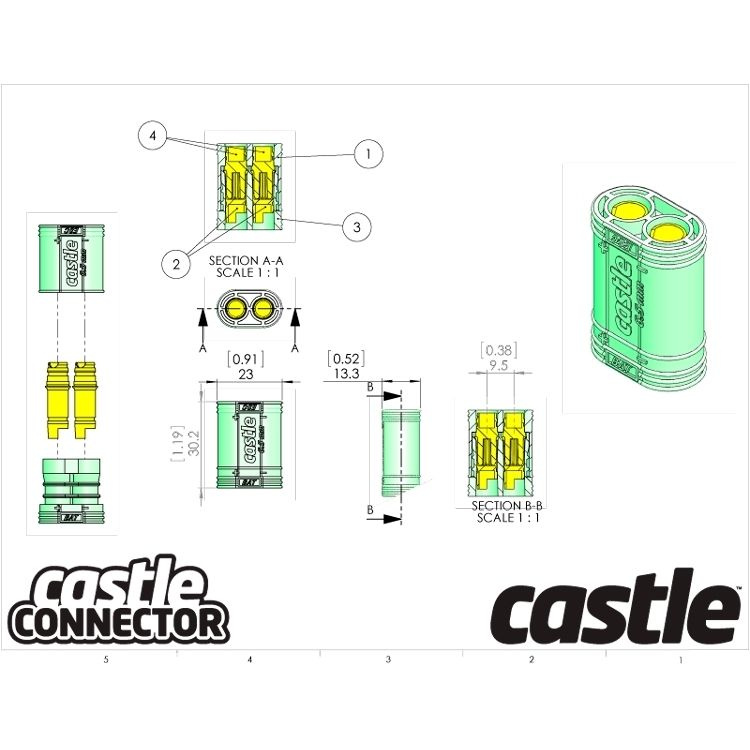 Polarized Bullet kontakt, 6.5 mm