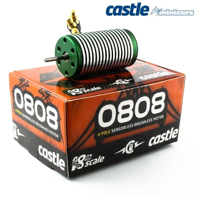 Castle Motor 0808 Inrunner 8200KV Skala 1/18