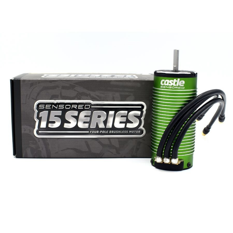 CASTLE Motor Sensor Inrunner 4-polig 1520-1650KV V2 1/8-1/6