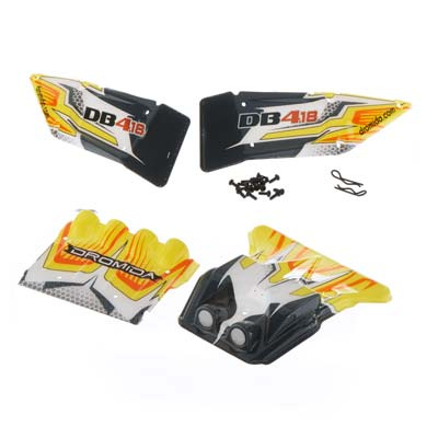 Kaross Gul/Grå med Dekaler DB4#