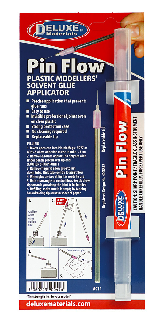 Deluxe materials Pin Flow Applicator (till flytande plastlim)