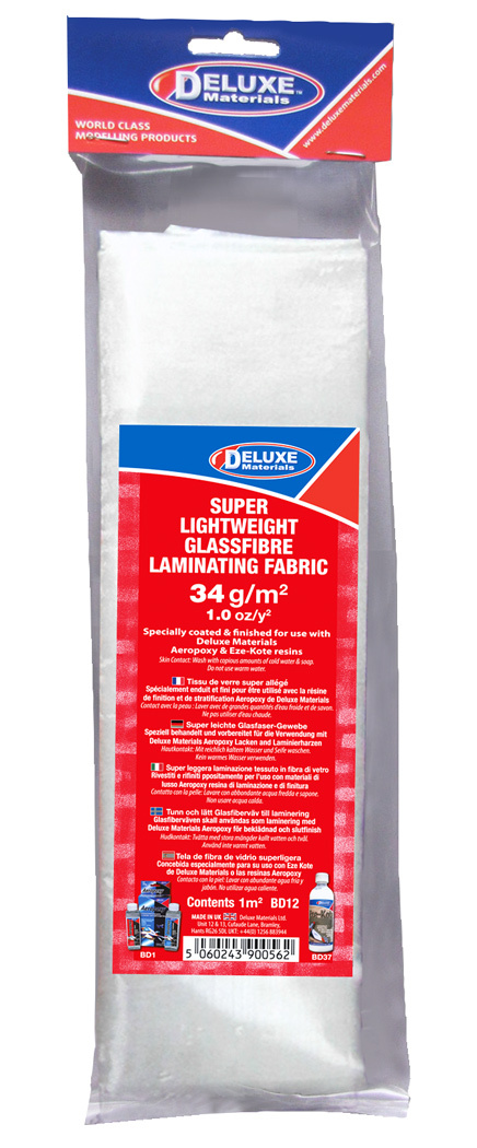 Deluxe materials Glasfibermatta 34gr/kvm 1kvm