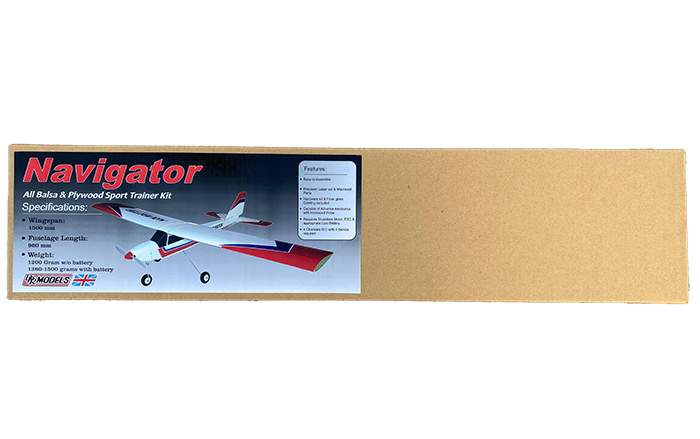 DPR Navigator R/C EP Trainer 150cm Balsabyggsats