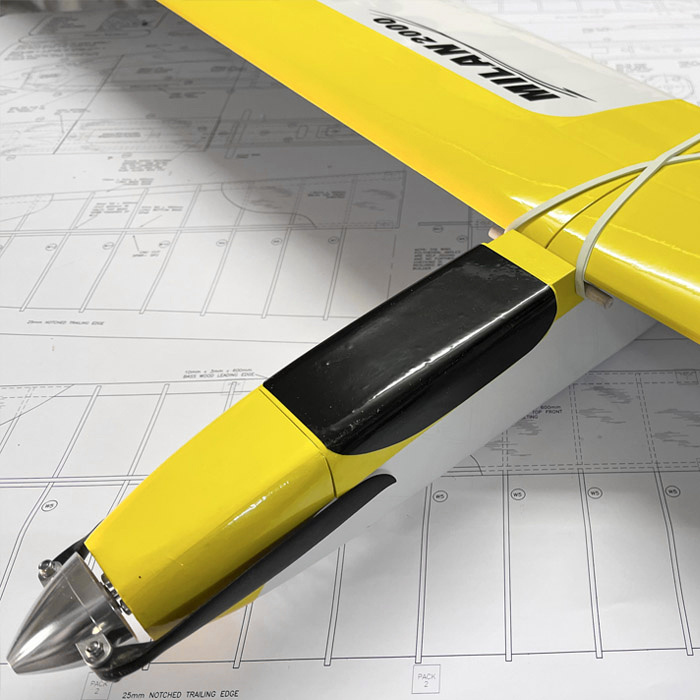 DPR Milan 2000 Electric Glider Byggsats 2M