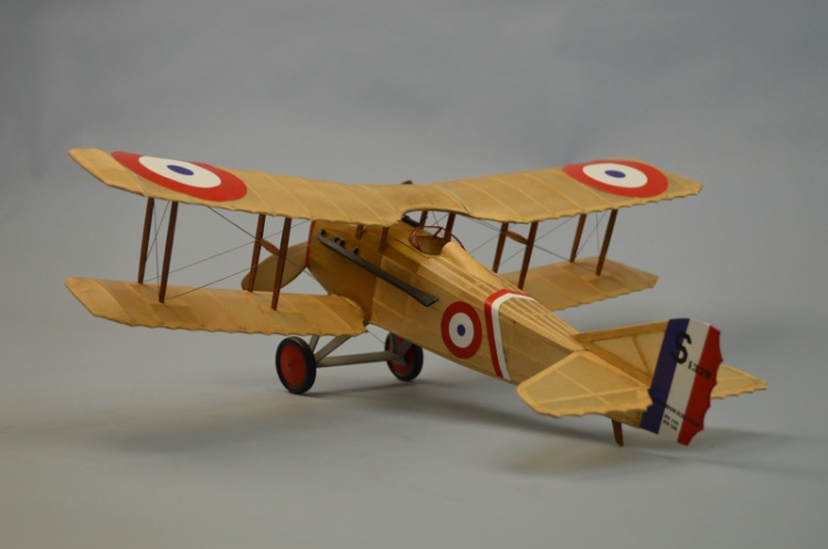 Spad VII 457mm Träbyggsats