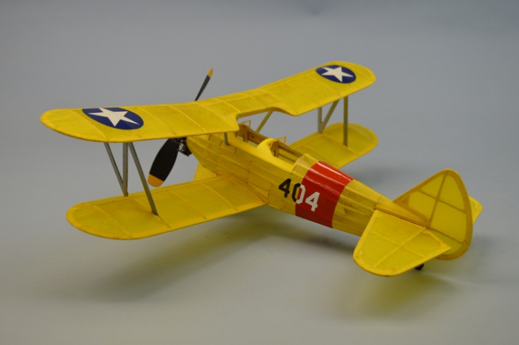 Stearman PT-17 457mm Träbyggsats