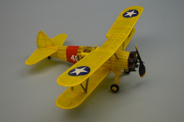 Stearman PT-17 457mm Träbyggsats