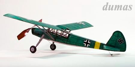 Fieseler 156 Storch 762mm Träbyggsats#