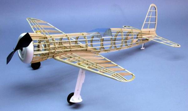 1B Hughes Racer 610/762mm Träbyggsats#