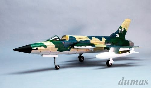 F-105 Thunderchief 394mm Träbyggsats#