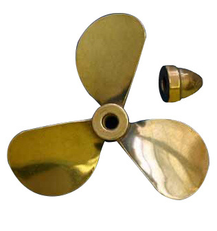 Propeller Mässing 3-blad Vänster 62,5mm