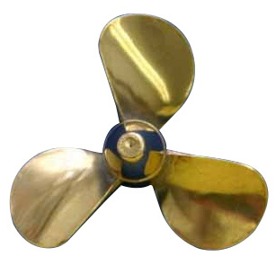 Propeller Mässing 3-Blad Höger 37,5mm