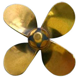 Propeller Mässing 4-blad Höger 37,5mm