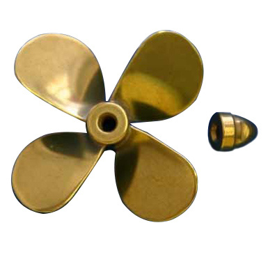 Propeller Mässing 4-blad Höger 67,5mm