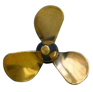 Propeller Mässing 3-Blad Höger 25mm