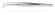 4.5" Stainless Curved Point Tweezer 4.5" Stainless Curved Point Tweezer