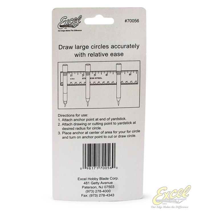 Yardstick compass set