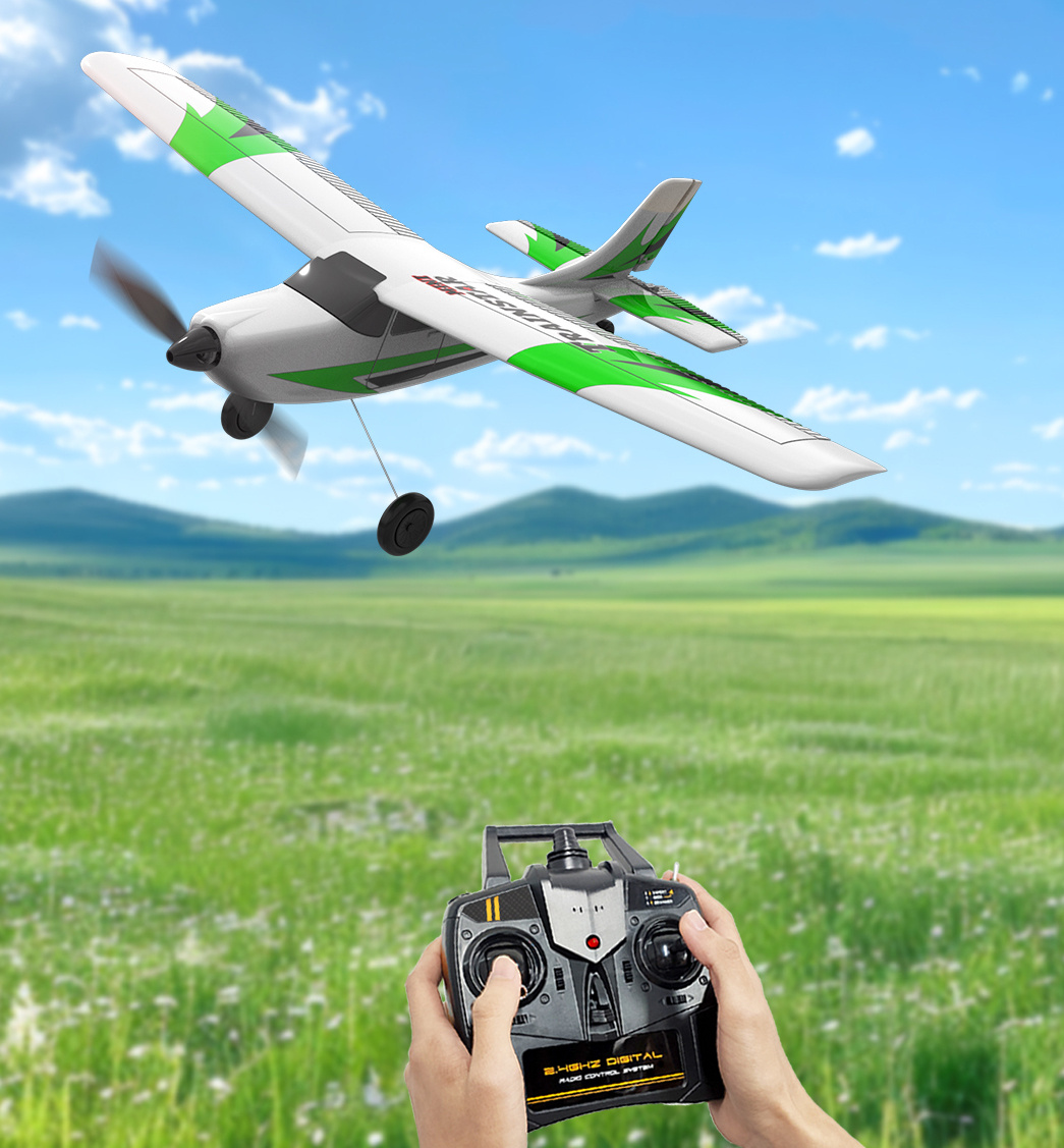 Volantex Trainstar Mini Gyro 3-Kanals 400mm RTF Grön