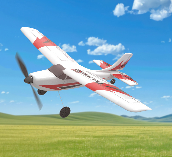 Volantex Trainstar Mini Gyro 3-Kanals 400mm RTF Röd