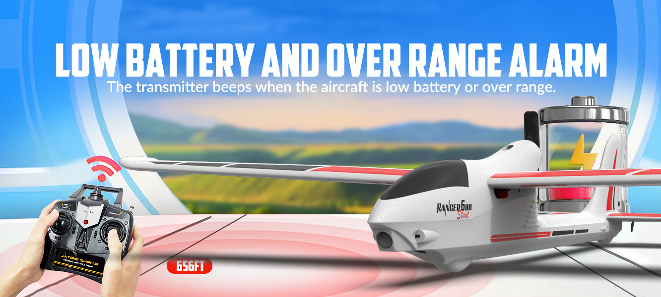 Volantex Ranger 600 Gyro 4-Kanals 600mm RTF Vit