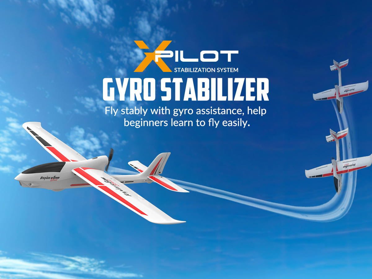 Volantex Ranger 600 Gyro 4-Kanals 600mm RTF Vit