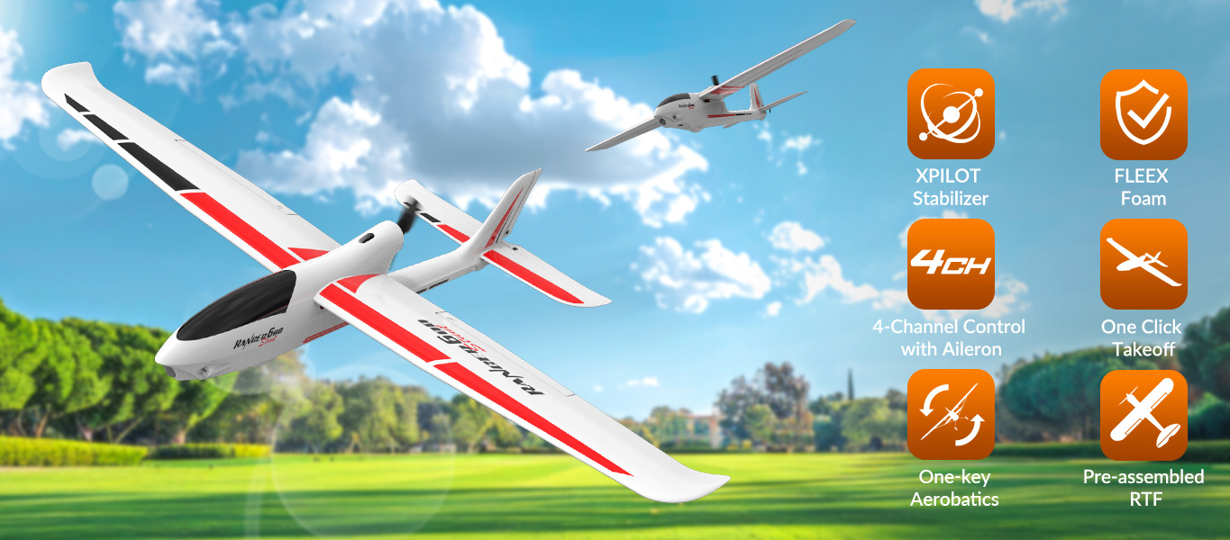 Volantex Ranger 600 Gyro 4-Kanals 600mm RTF Vit