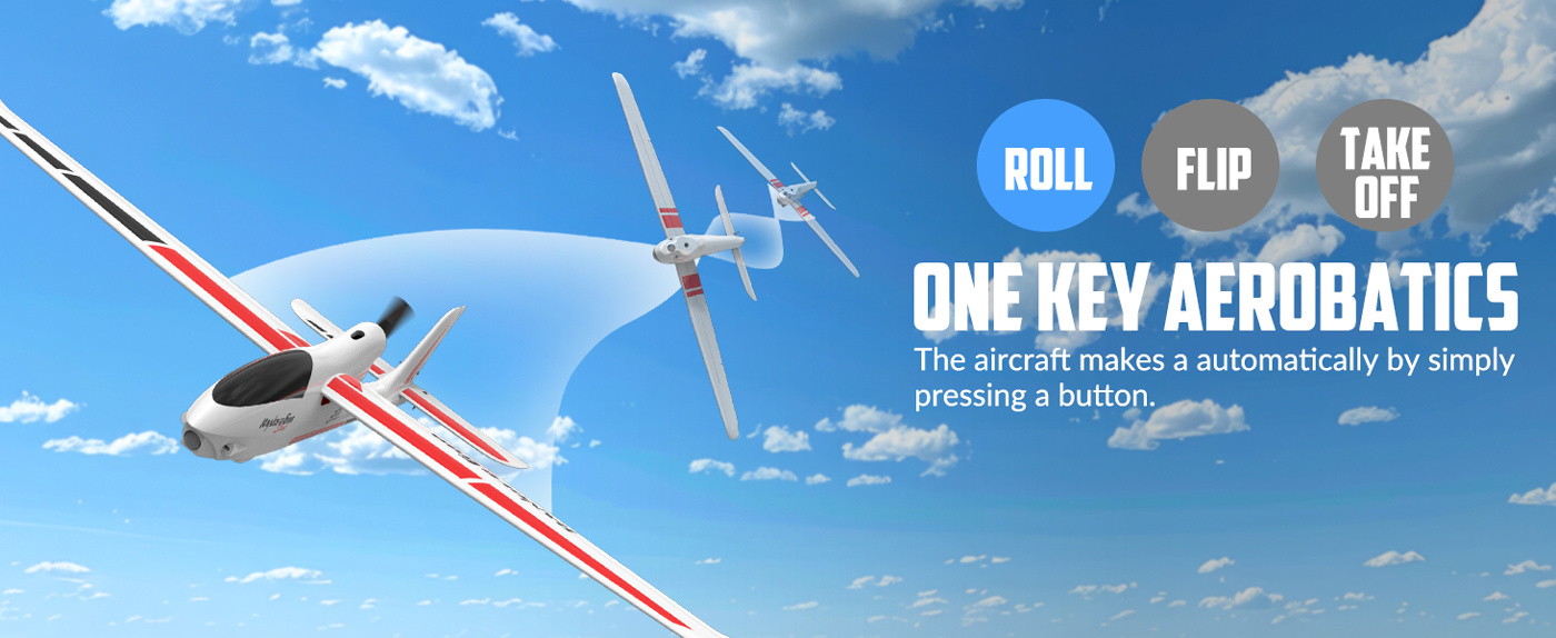 Volantex Ranger 600 Gyro 4-Kanals 600mm RTF Vit