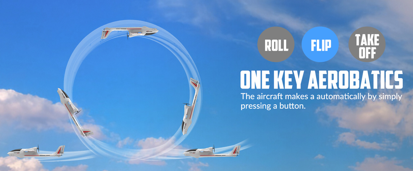 Volantex Ranger 600 Gyro 4-Kanals 600mm RTF Vit