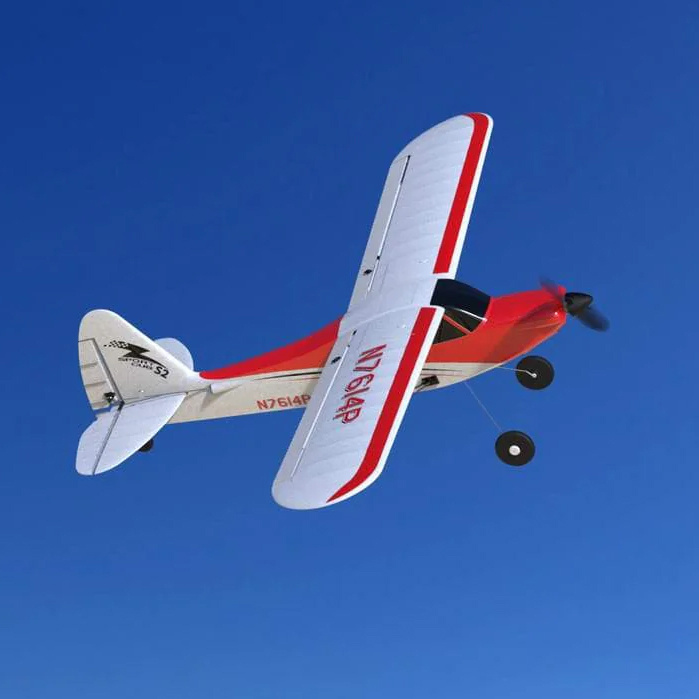 Volantex Sport Cub 500 Gyro 4-Kanals 500mm RTF Röd