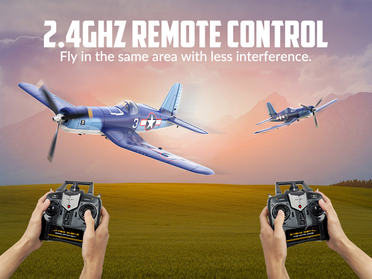 Volantex F4U Corsair V2 Gyro 4-Kanaler 400mm RTF