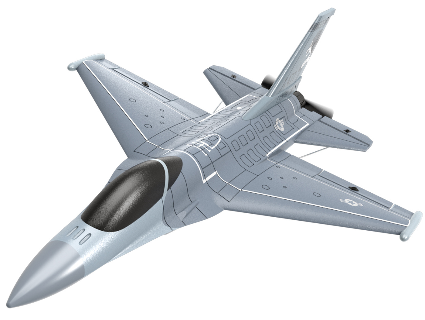Volantex F16 Fighting Falcon Gyro 4-Kanaler 340mm RTF