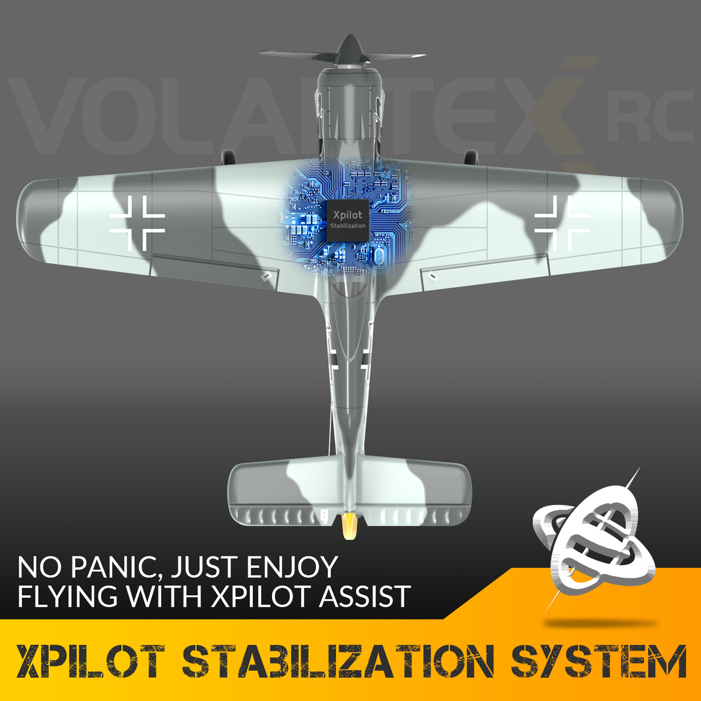 Volantex FW190 Gyro 4-Kanaler 400mm RTF