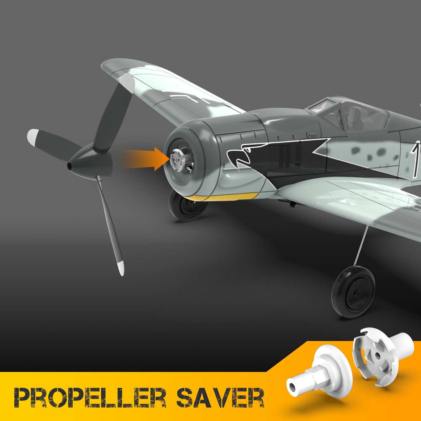 Volantex FW190 Gyro 4-Kanaler 400mm RTF