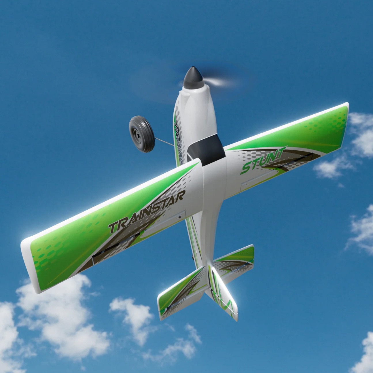 Volantex Trainstar Stunt Gyro Borstlös 500mm RTF Grön