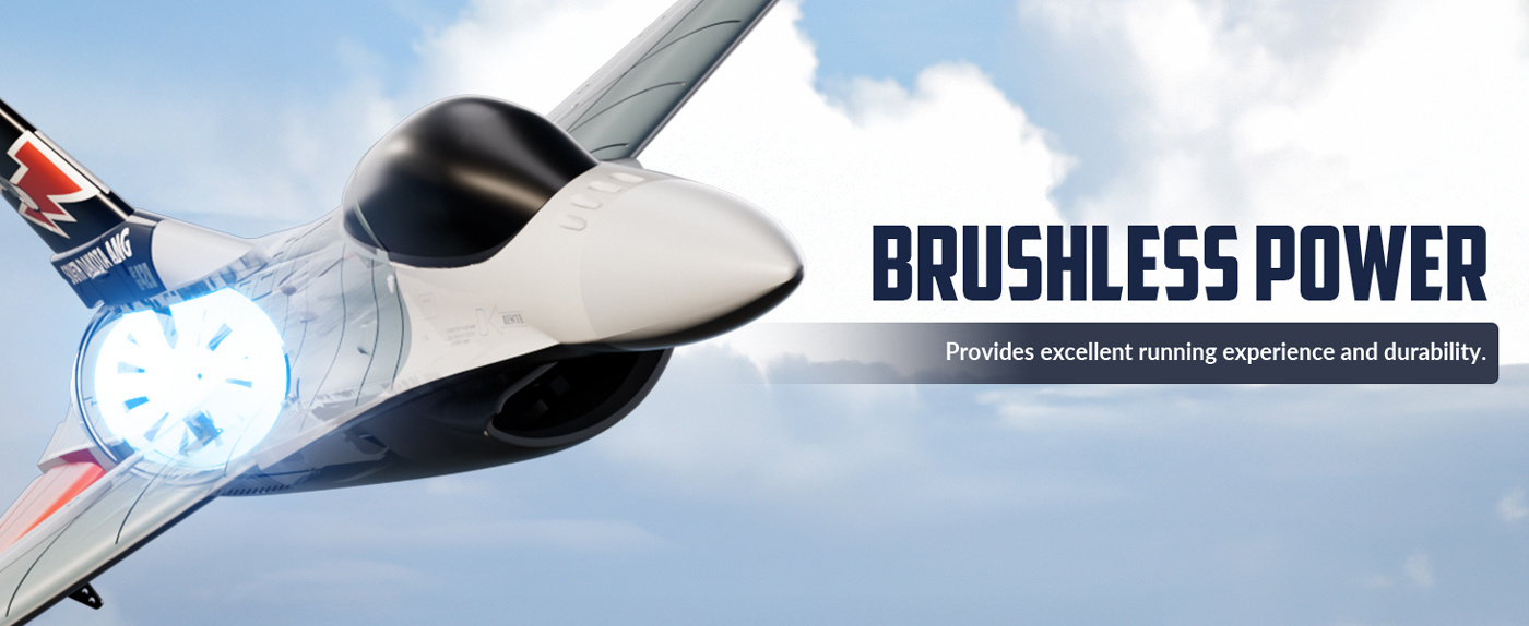 Volantex F16 Fighting Falcon Gyro Borstlös 4-Kanaler 340mm RTF