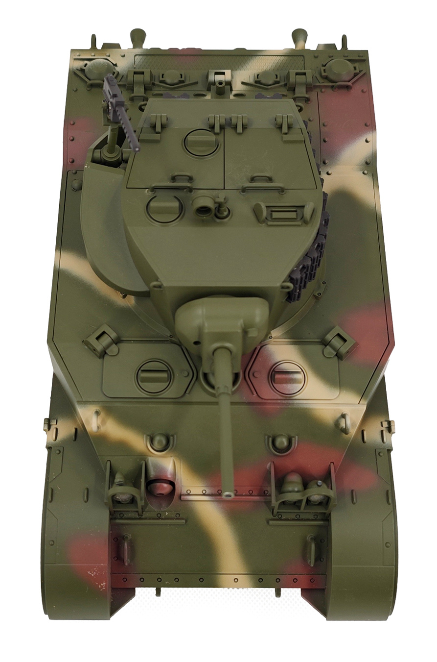 Racent M5A1 Stuart RC Stridsvagn 1/16 Röd