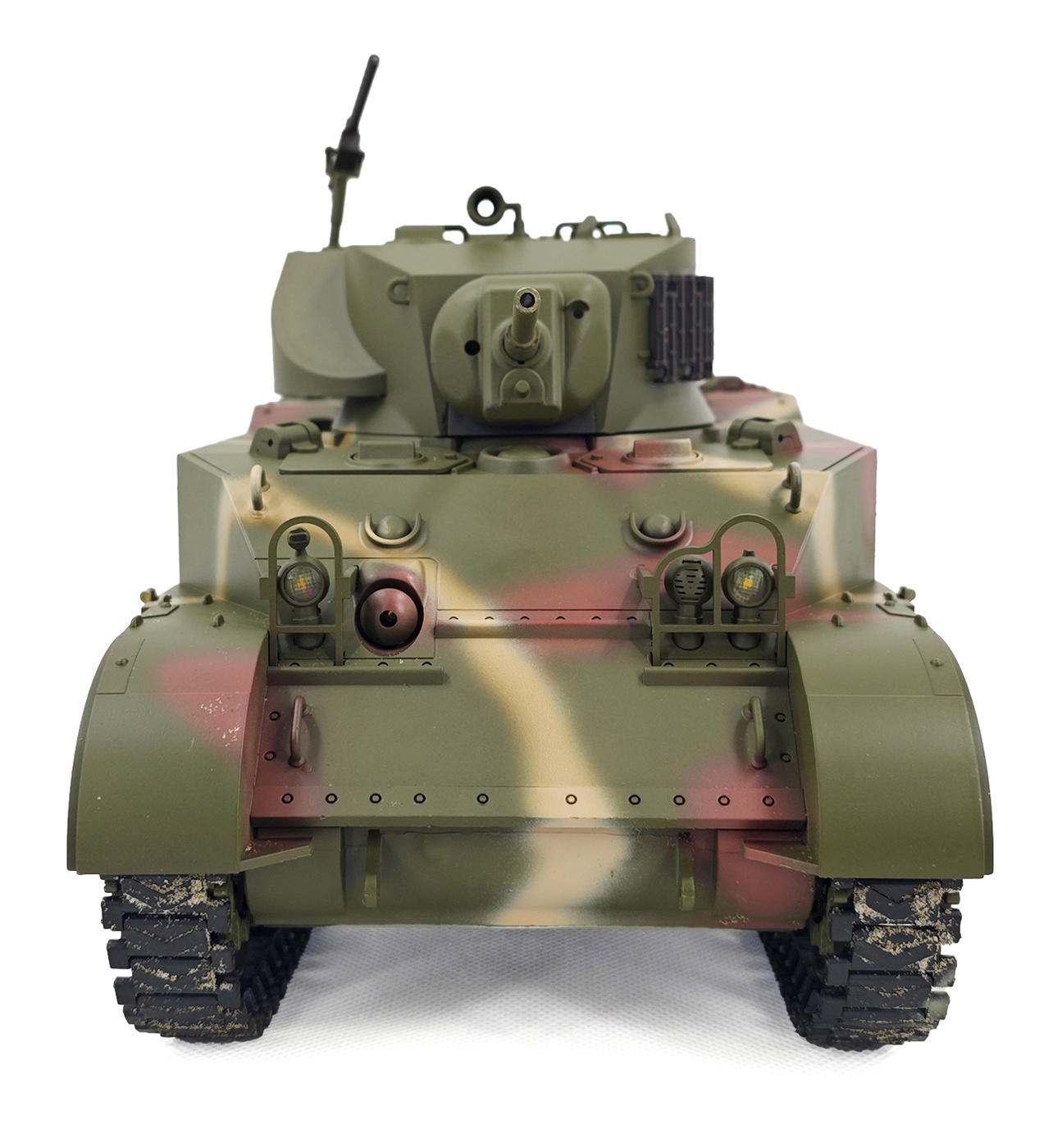 Racent M5A1 Stuart RC Stridsvagn 1/16 Röd