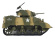 Racent M5A1 Stuart RC Stridsvagn 1/16 Gul Racent M5A1 Stuart RC Stridsvagn 1/16 Gul