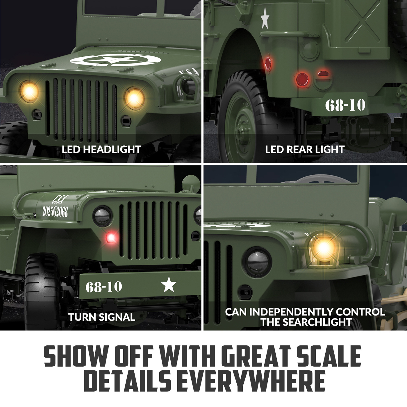 RC Crawler 1/10 1941 Willys MB