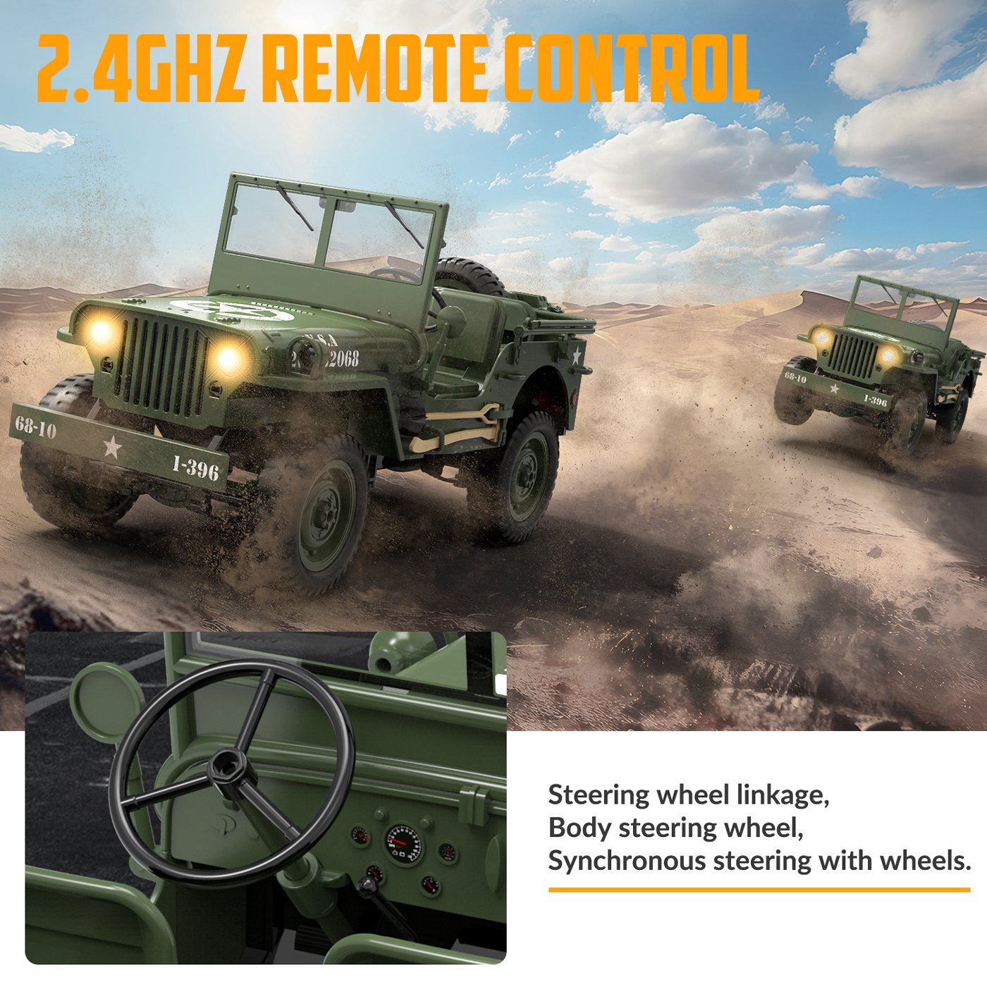 RC Crawler 1/10 1941 Willys MB