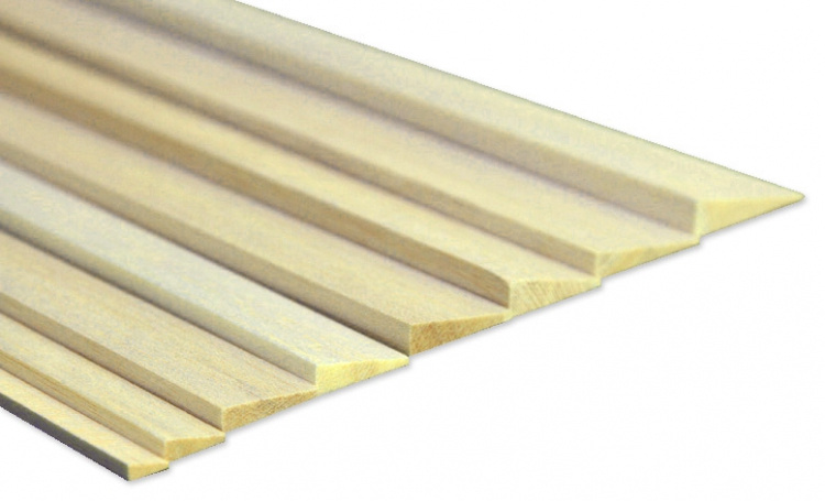 Roderlist Balsa 5x15x1000 mm