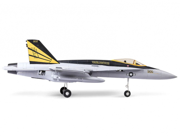 FMS F-18 V2 675mm spv 64mm EDF-fläkt PNP Grå