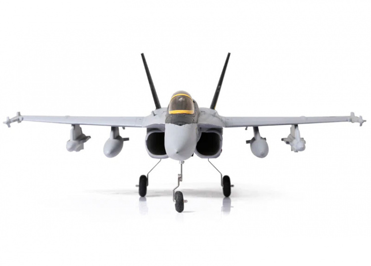 FMS F-18 V2 675mm spv 64mm EDF-fläkt PNP Grå