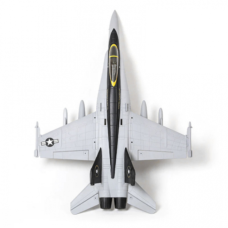 FMS F-18 V2 675mm spv 64mm EDF-fläkt PNP Grå